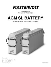 Mastervolt AGM-SL 12/150Ah User Manual