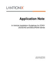 Lantronix FOX3-4G Series Application Note
