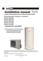 Sanden GAU-A45HPC Installation Manual