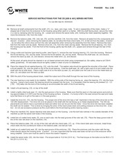 White CE 401 Series Service Instructions