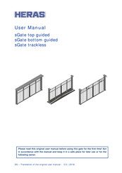 Heras sGate bottom guided User Manual