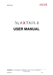 ARCURE BLAXTAIR 3 User Manual