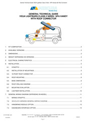 Mercura VEGA LIGHTBAR CLASS 2 Series General Technical Manual