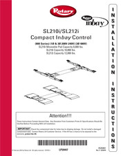 Rotary Inbay SL210i Installation Instruction