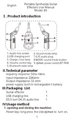 BANGGOOD B6 User Manual