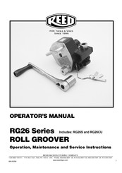 Reed Manufacturing RG26 Series Operator's Manual