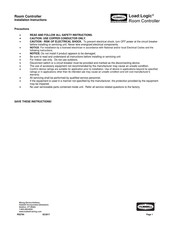 Hubbell Load:Logic Installation Instructions Manual