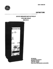 GE SBC231A Instructions Manual