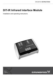 GRUNDFOS DIT-IR Installation And Operating Instructions Manual