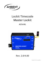 Ambient Lockit Timecode Manual