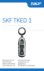 SKF TKED 1 Instructions For Use Manual