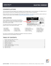 Electric Mirror INTEGRITY Installation Manual