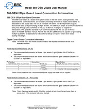 BNC 588-OEM 250ps User Manual