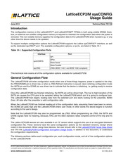 Lattice ECP2M Series Usage Manual