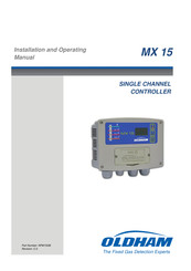 Oldham MX15 Installation And Operating Manual