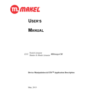 Makel MSA-CM Series User Manual
