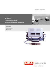 MBA Instruments MLA 900 Operating Instructions Manual
