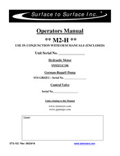 STS M2-H Operator's Manual