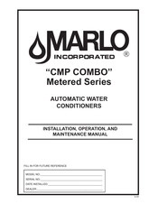 Marlo Incorporated CMP series Installation, Operation And Maintenance Manual
