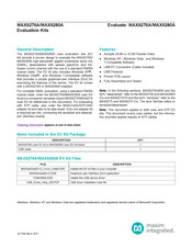 Maxim Integrated MAX9280ACOAXEVKIT Manual