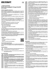 VOLTCRAFT V-Charge Field 200 Operating Instructions