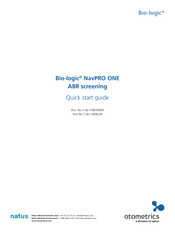 Otometrics Bio-Logic NavPRO ONE Quick Start Manual