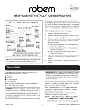 Robern MP Series Installation Instructions Manual