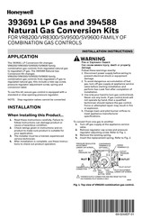 Honeywell 393691 Installation Instructions Manual