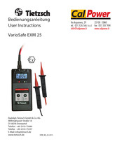 Tietzsch VARIOSAFE EXM 25 User Instructions