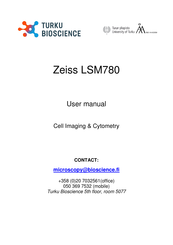Turku Bioscience Zeiss LSM780 User Manual