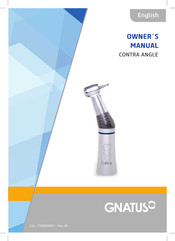 GNATUS COBRA CONTRA ANGLE INTRA 32 CA Owner's Manual