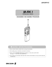 Ericsson M-RK I Disassembly And Assembly