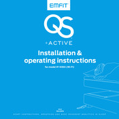 Emfit QS +ACTIVE Installation & Operating Instructions Manual