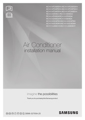 Samsung AC100JXADGH Installation Manual