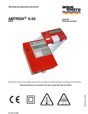 Aquametro AMTRON X-50 Mounting And Operating Instructions