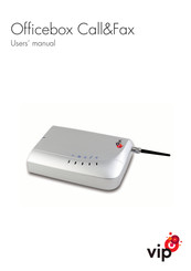 VIP Officebox Call&Fax User Manual