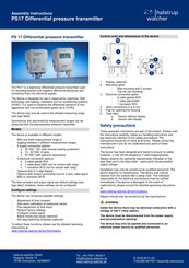 Halstrup-Walcher PS17 Quick Start Manual