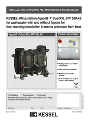 Kessel Aqualift F Duo/XXL SPF 260 KE Installation, Operating And Maintenance Instructions