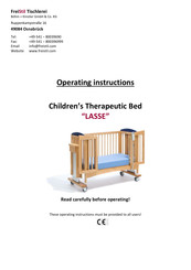 FreiStil Tischlerei LASSE Operating Instructions Manual