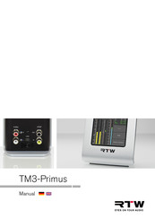 RTW TouchMonitor TM3-Pri-2U Quick Start Manual