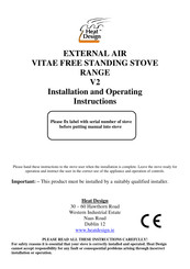 Heat Design VITAE VIT11 FS Installation And Operating Instructions Manual