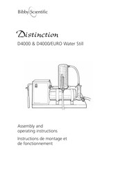 Bibby Sterilin Distinction D4000/EURO Assembly And Operating Instructions Manual