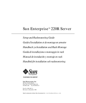 Sun Microsystems Enterprise 420R Setup And Rackmounting Manual