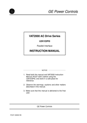 GE VAT2000 Series Instruction Manual