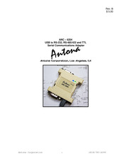 Antona ANC-6204 Manual