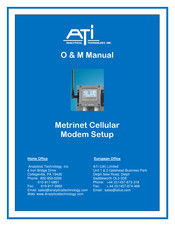 ATI Technologies Metrinet O & M Manual