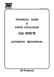 TMI Products NH05B Technical Manual & Parts Catalogue