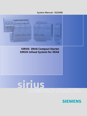 Siemens SIRIUS Series System Manual