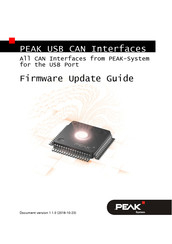 Peak PCAN-USB Pro FD Firmware Update Manual