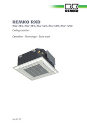 REMKO RXD 350 Operation,Technology,Spare Parts